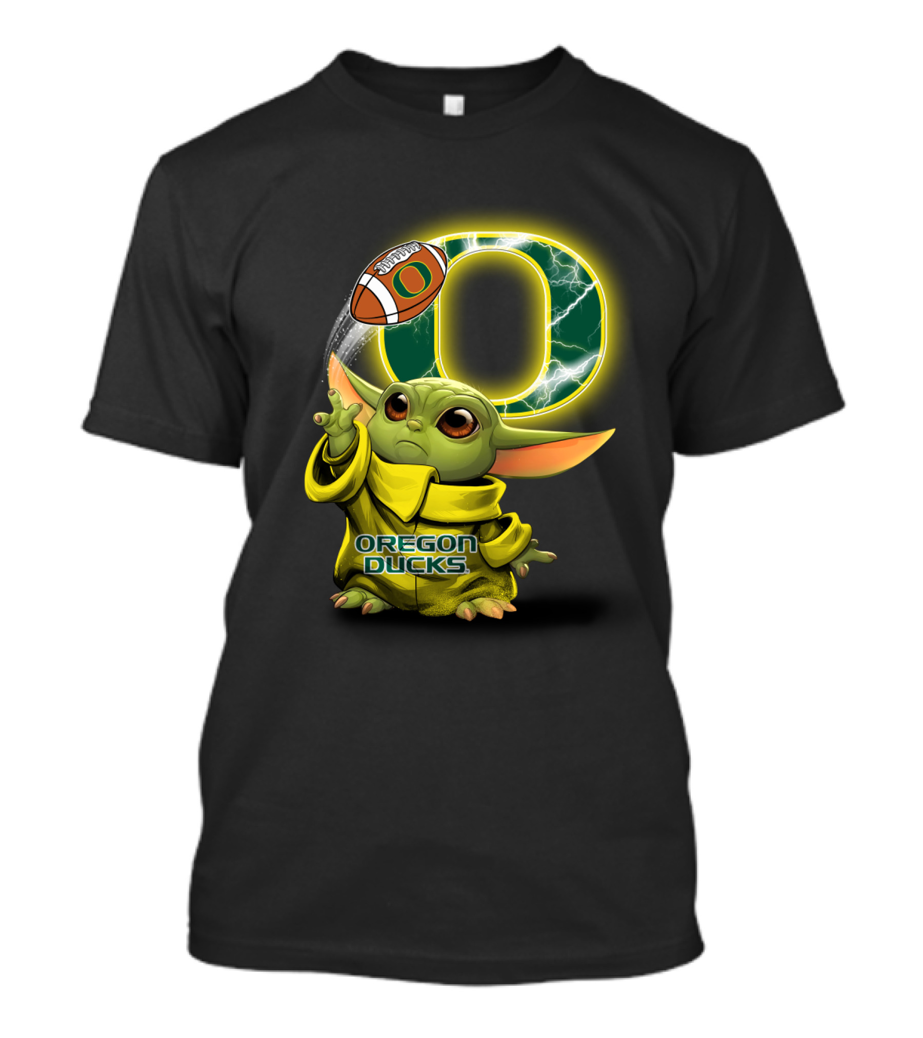 Oregon Ducks Baby Alien Football Force With Lightning 'Chtnca9022' T-Shirt