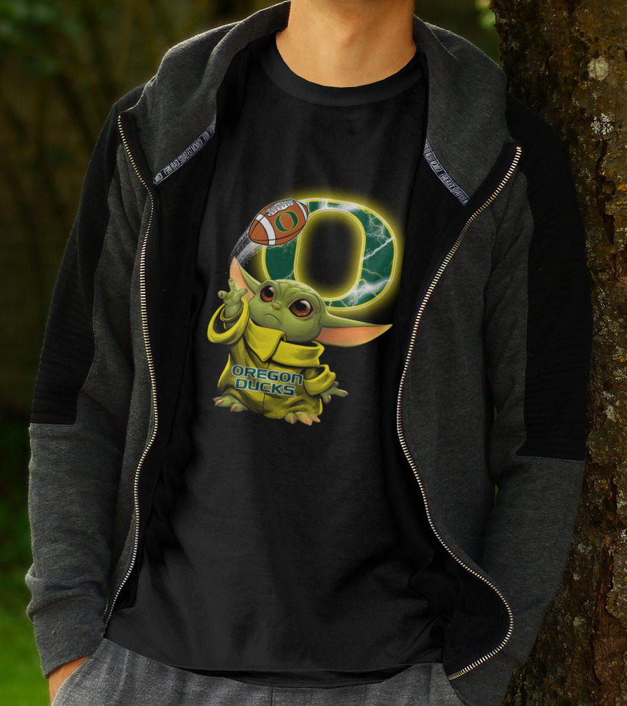 Oregon Ducks Baby Alien Football Force With Lightning 'Chtnca9022' T-Shirt