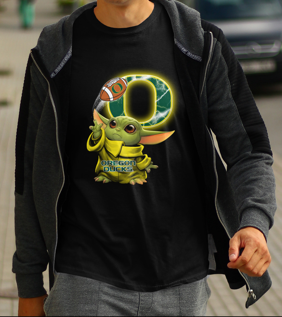 Oregon Ducks Baby Alien Football Force With Lightning 'Chtnca9022' T-Shirt