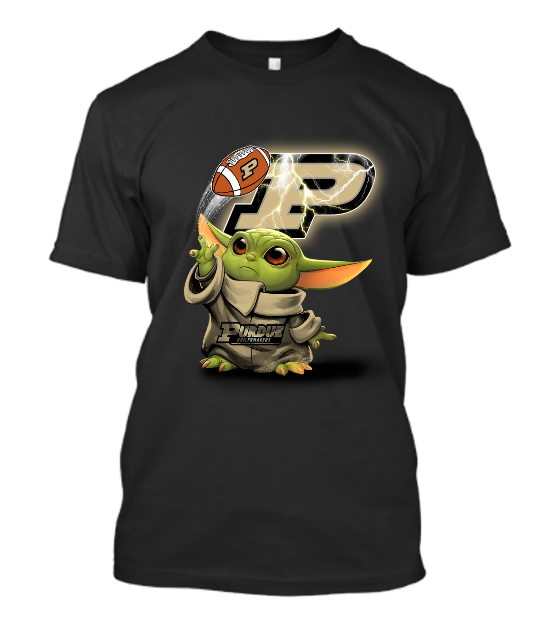 Purdue Boilermakers P Football Baby Alien T-Shirt