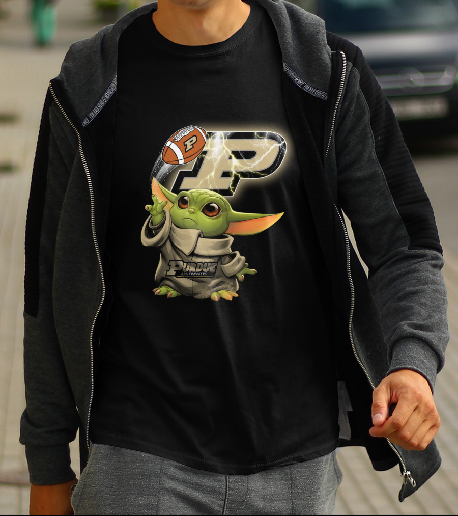 Purdue Boilermakers P Football Baby Alien T-Shirt