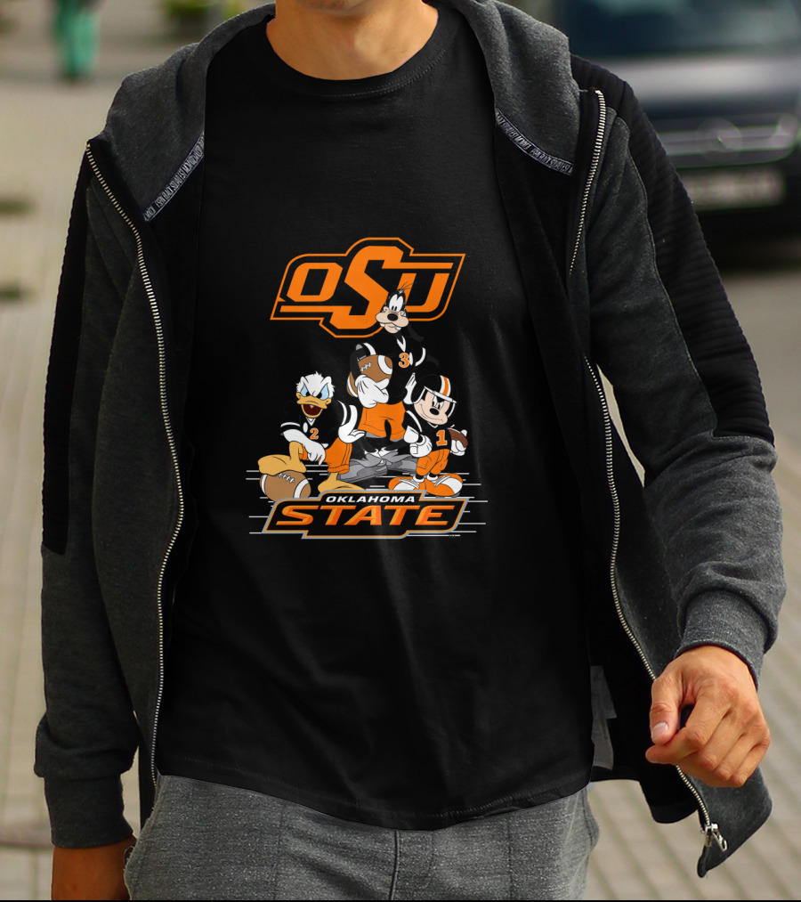 Osu Oklahoma State Football Characters T-Shirt