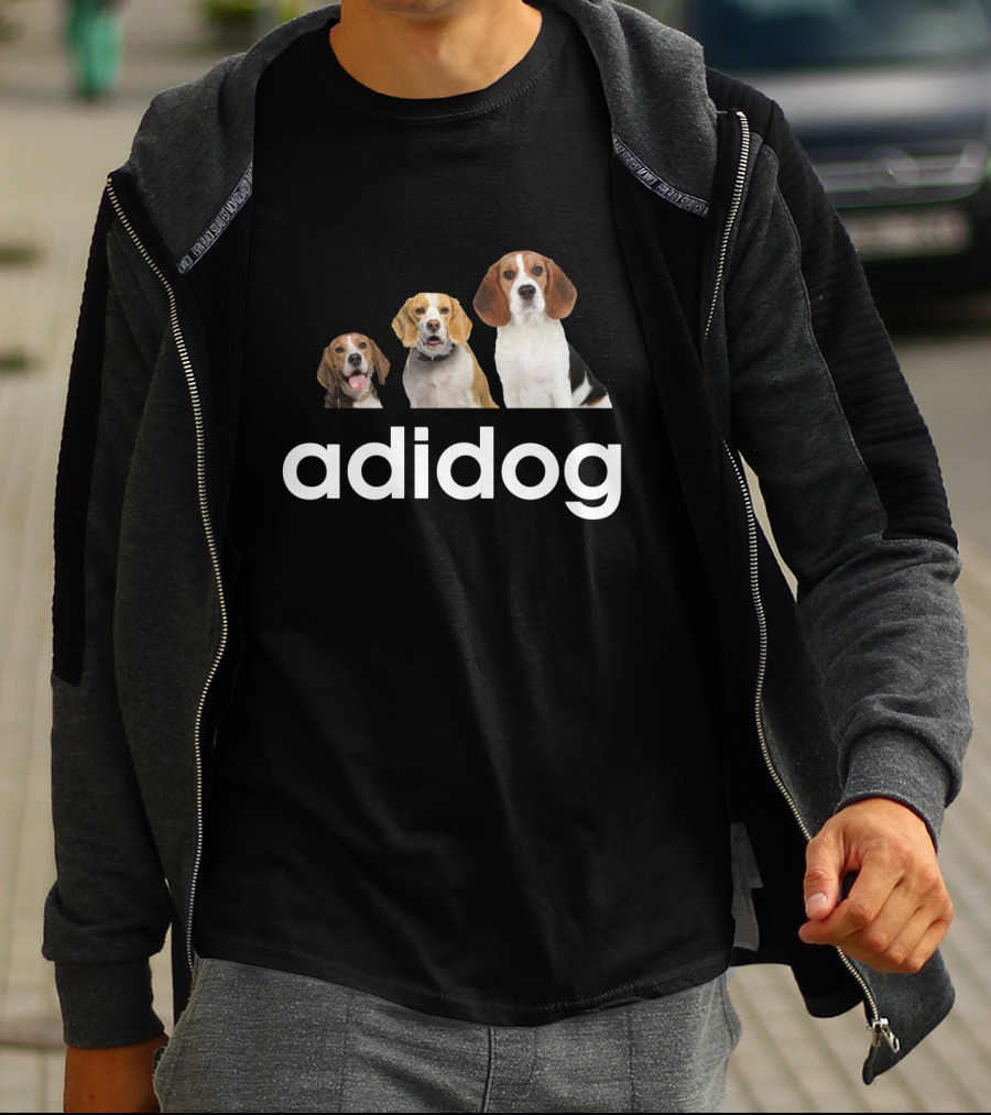 Chtdad1001 Adidog Beagle Trio T-Shirt