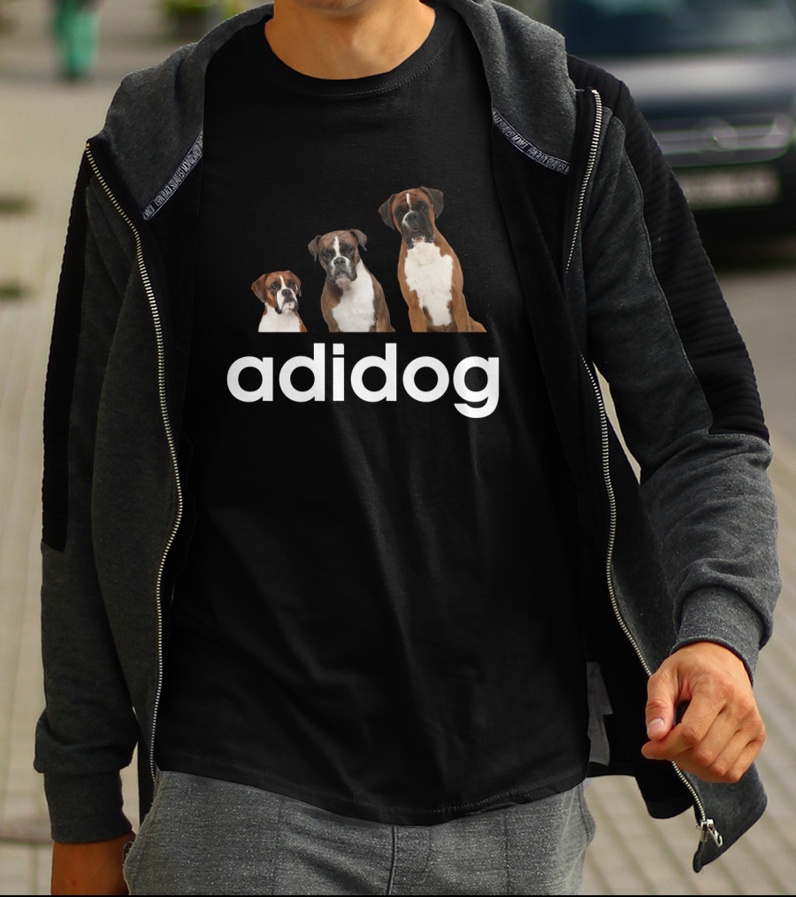 Adidog Boxer Dogs Trio T-Shirt