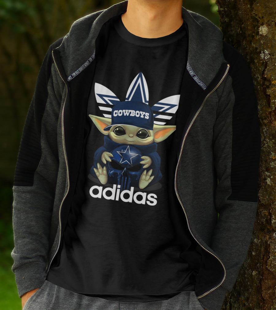 Yoda Cowboys Dallas Logo Star Wars Fan Merchandise T-Shirt