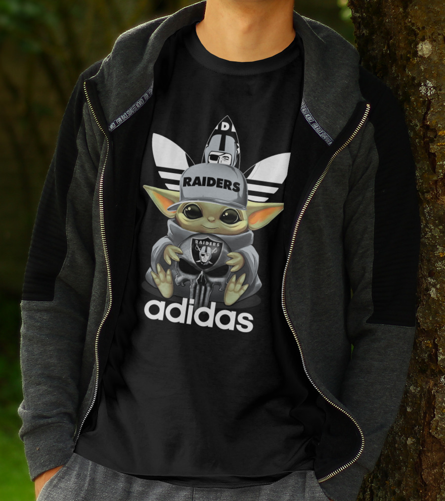 Raiders Yoda 1 Oakland Raiders T-Shirt