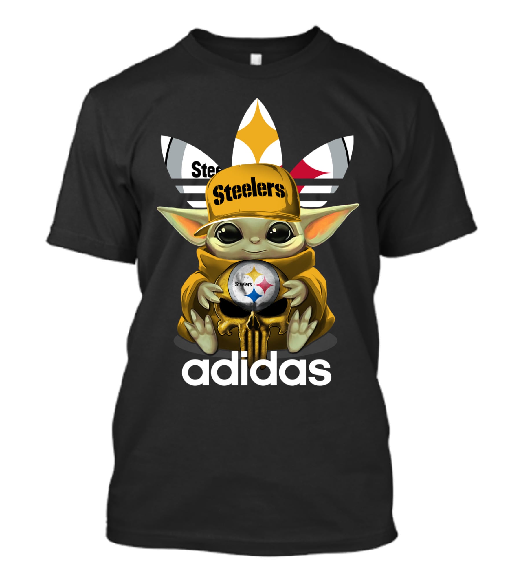 Baby Yoda Steelers Star Wars Pittsburgh Football T-Shirt