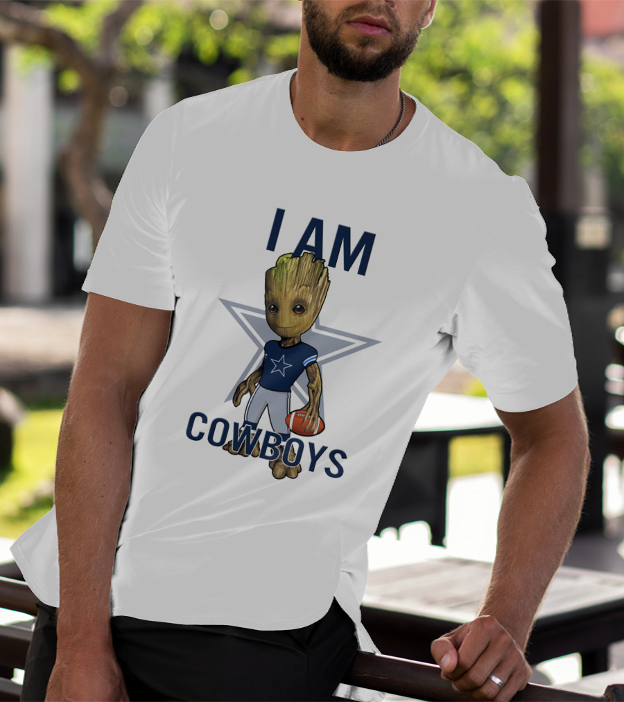 I Am Groot Cowboys Football Dallas Star T-Shirt