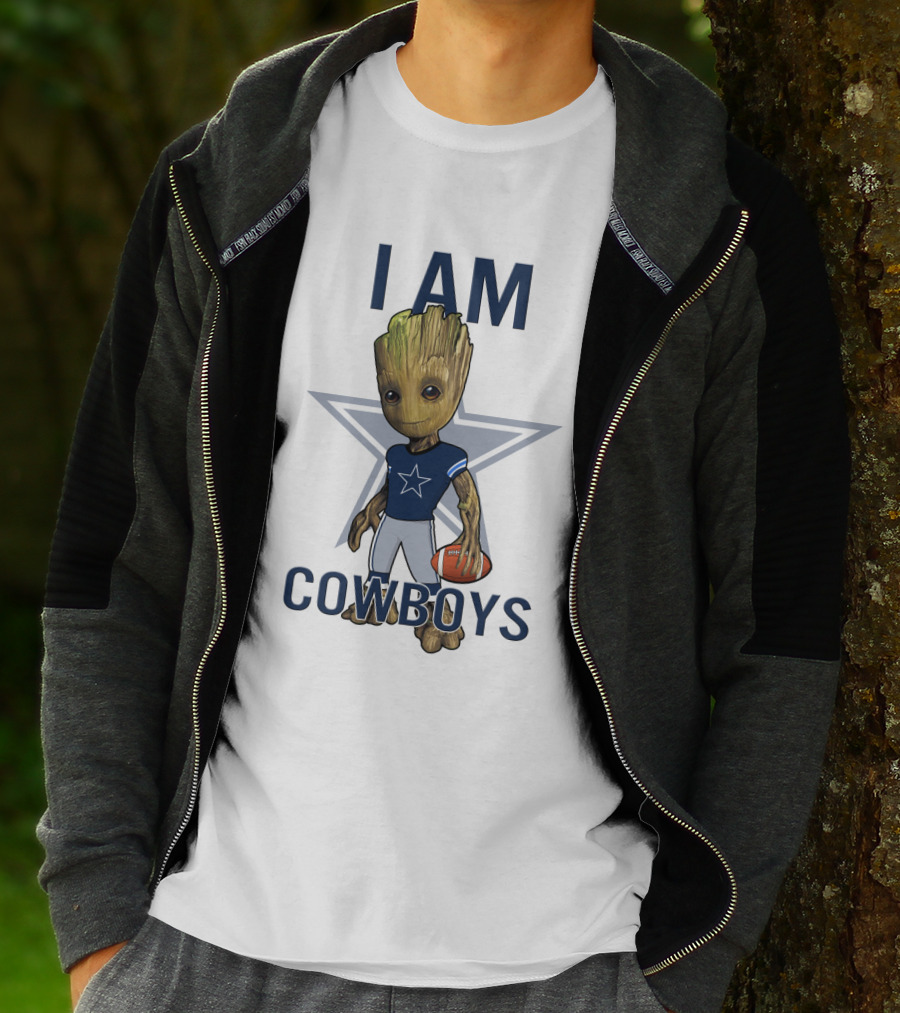 I Am Groot Cowboys Football Dallas Star T-Shirt
