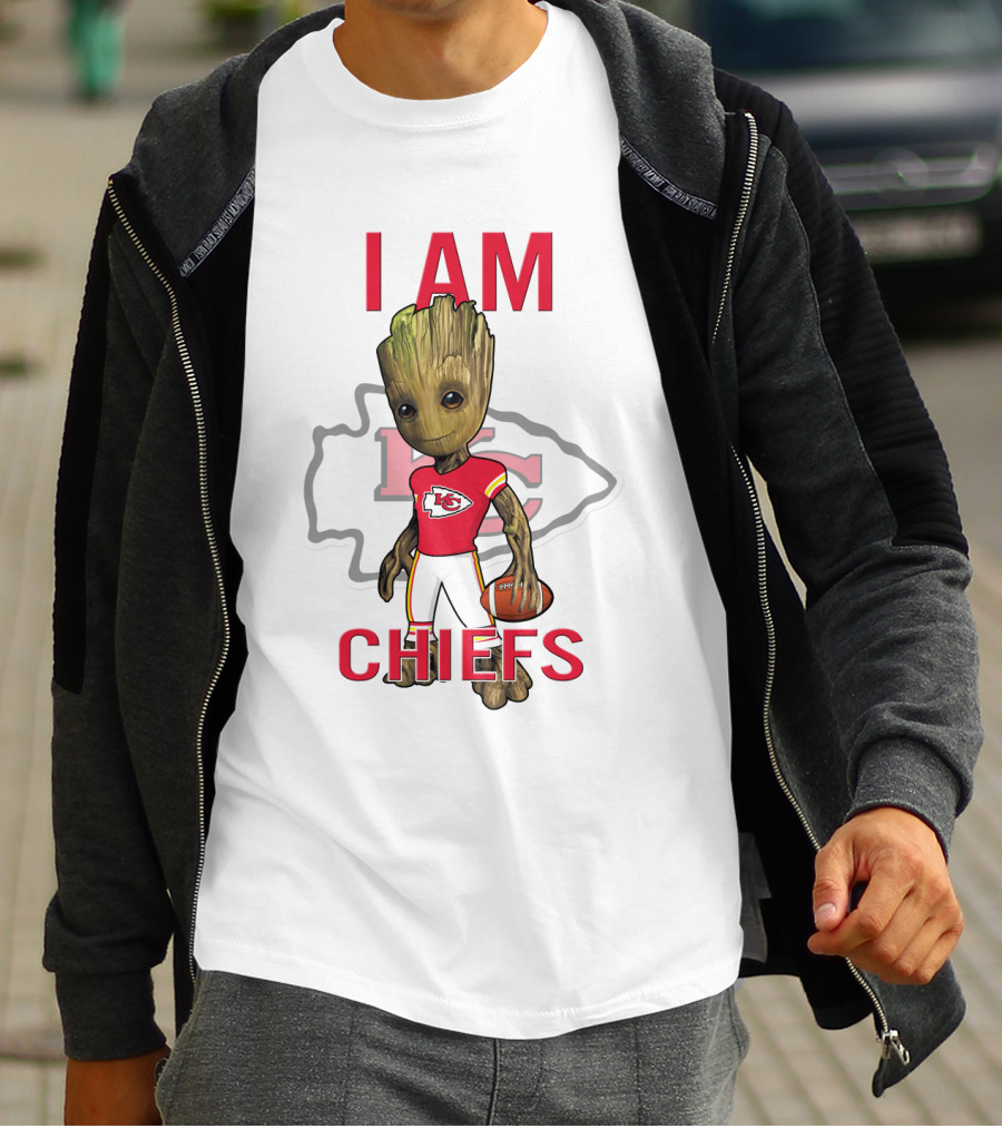 I Am Chiefs Groot Kansas City Chiefs T-Shirt