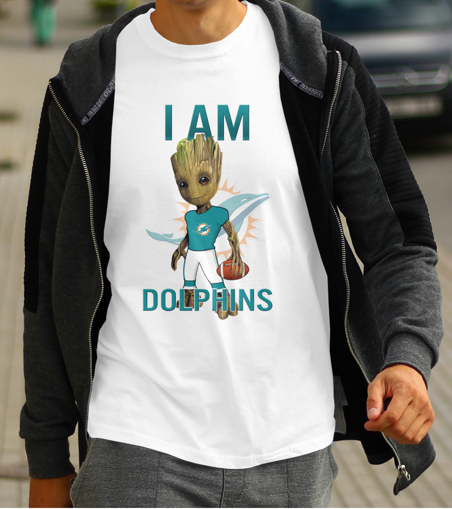I Am Groot Dolphins T-Shirt