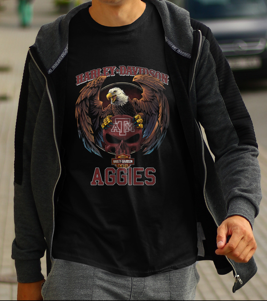 Harley Davidson Texas A&M Aggies T-Shirt