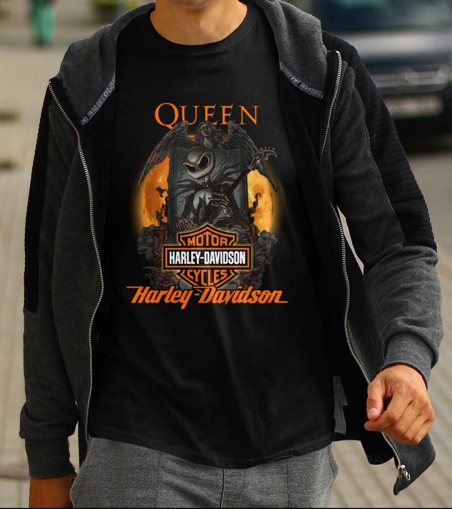 Queen Harley Davidson Motorcycles 1212 T-Shirt