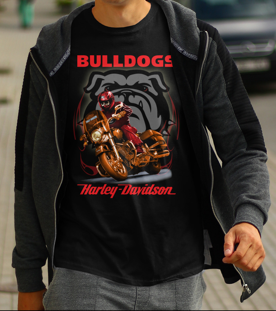 Bulldogs Harley Davidson T-Shirt