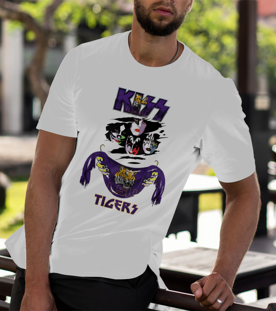 KISS LSU Tigers Ncaa Collaboration T-Shirt