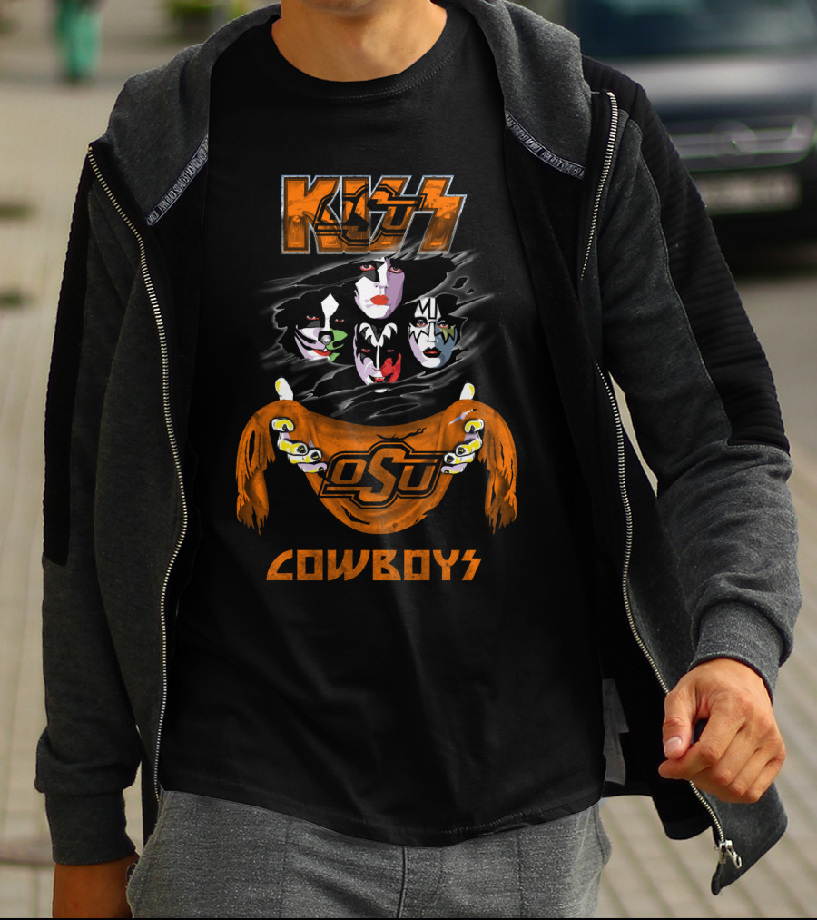 KISS OSU Cowboys Ncaa Oklahoma State T-Shirt