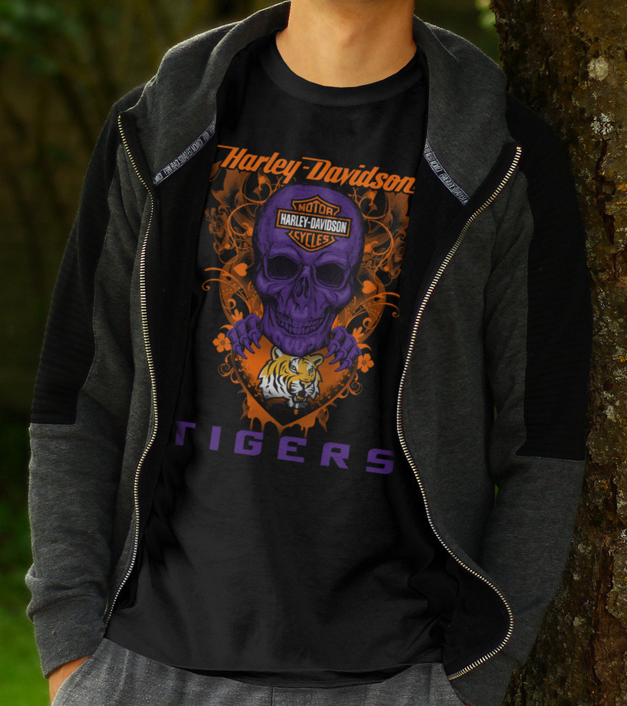 Harley Davidson Motor Ls Tigers T-Shirt