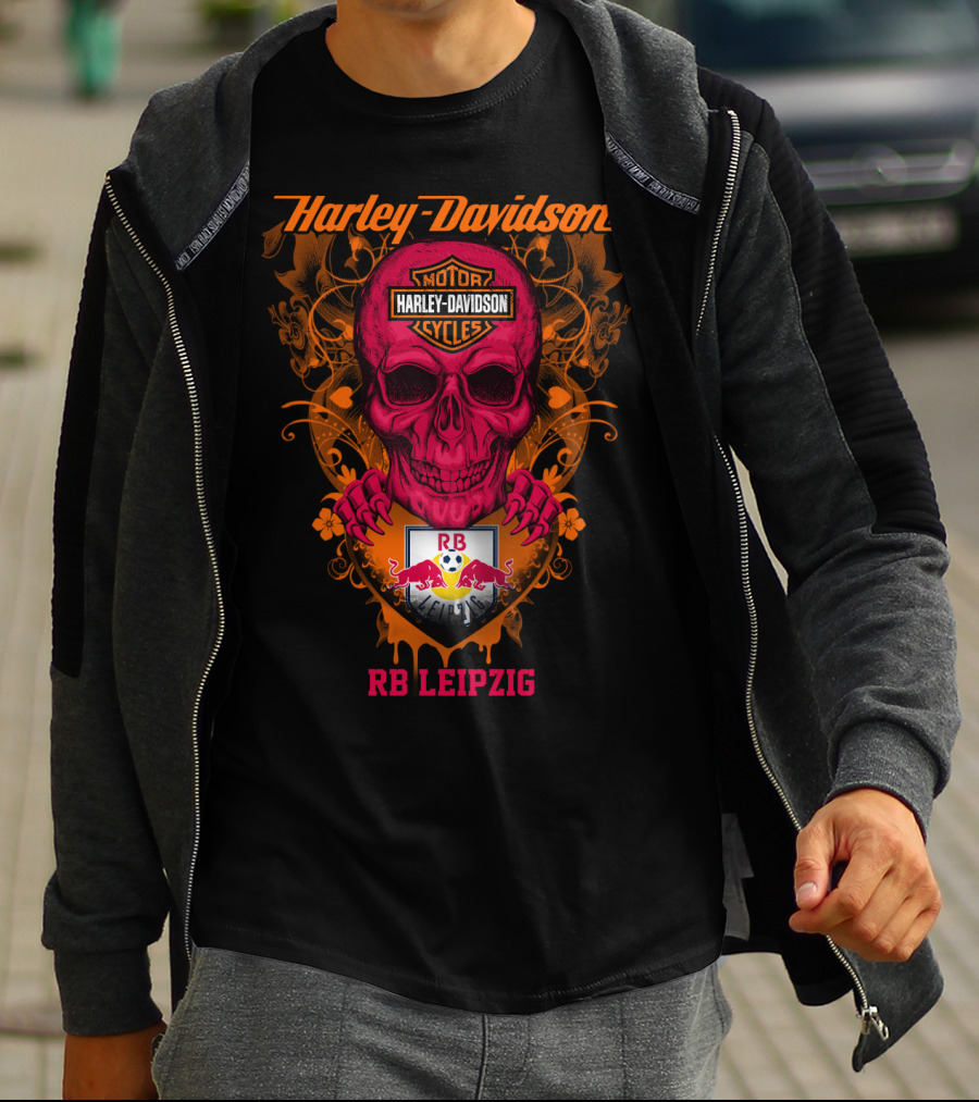 Harley Davidson Rb Leipzig Skull T-Shirt