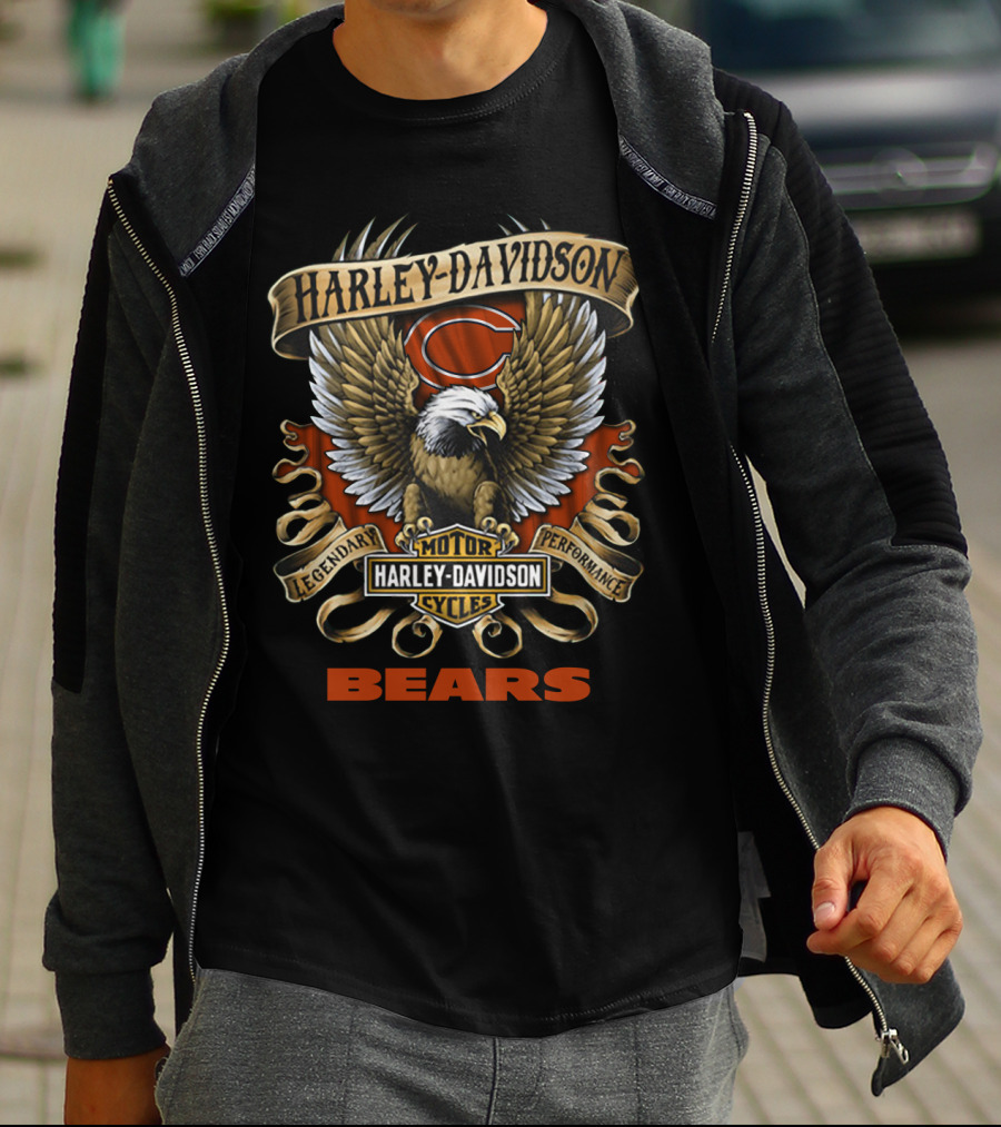 Harley Davidson Legendary Performance Bears T-Shirt