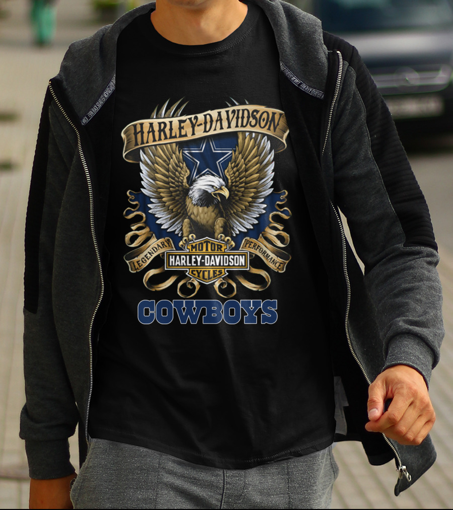 Harley Davidson Legendary Performance Cowboys Star 01.04 Dallas T-Shirt
