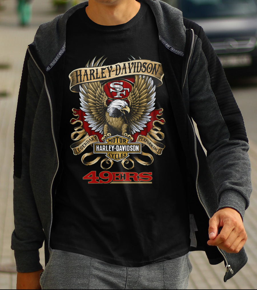 Harley Davidson San Francisco 49ers Legendary Performance T-Shirt