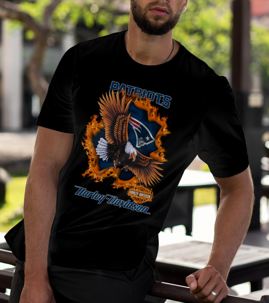 Patriots Harley Davidson New England Patriots T-Shirt