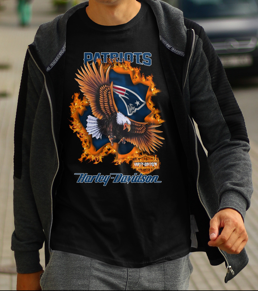 Patriots Harley Davidson New England Patriots T-Shirt