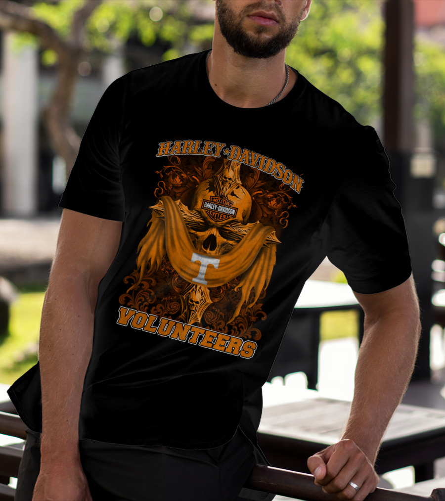 Harley Davidson Volunteers Tennessee Motorcycles T-Shirt