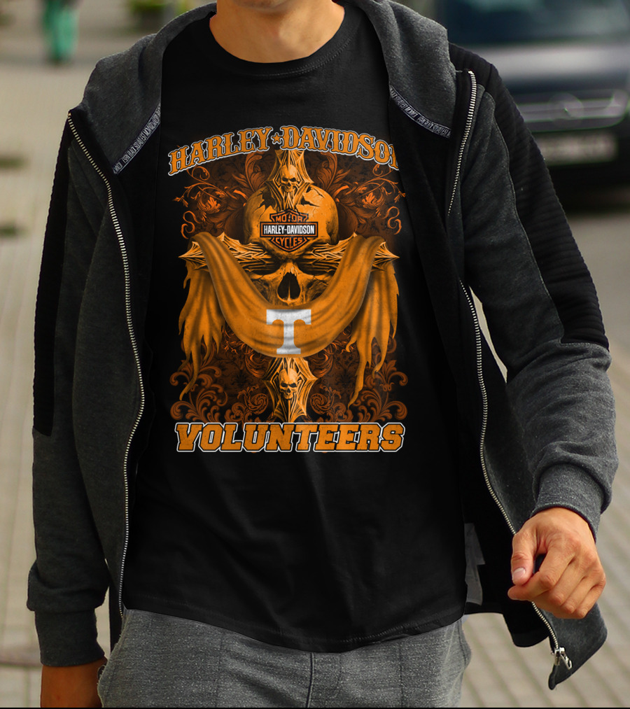 Harley Davidson Volunteers Tennessee Motorcycles T-Shirt