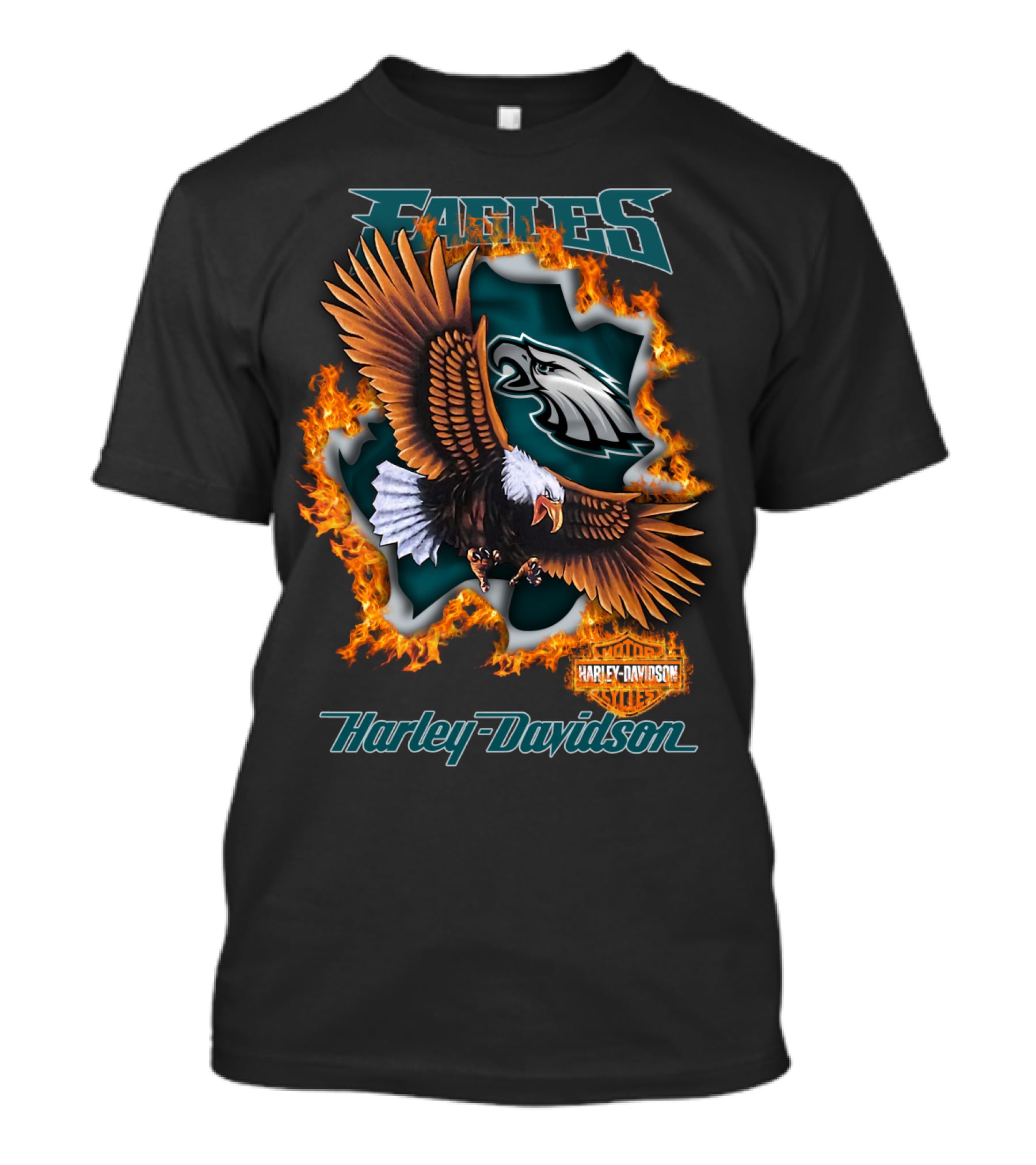Eagles Harley Davidson Philadelphia Nfl 84 T-Shirt