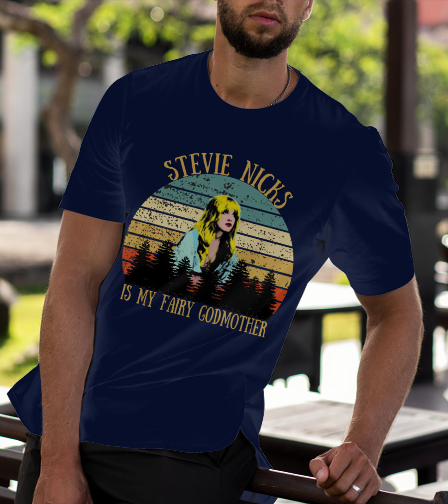Stevie Nicks Is My Fairy Godmother Vintage Love T-Shirt