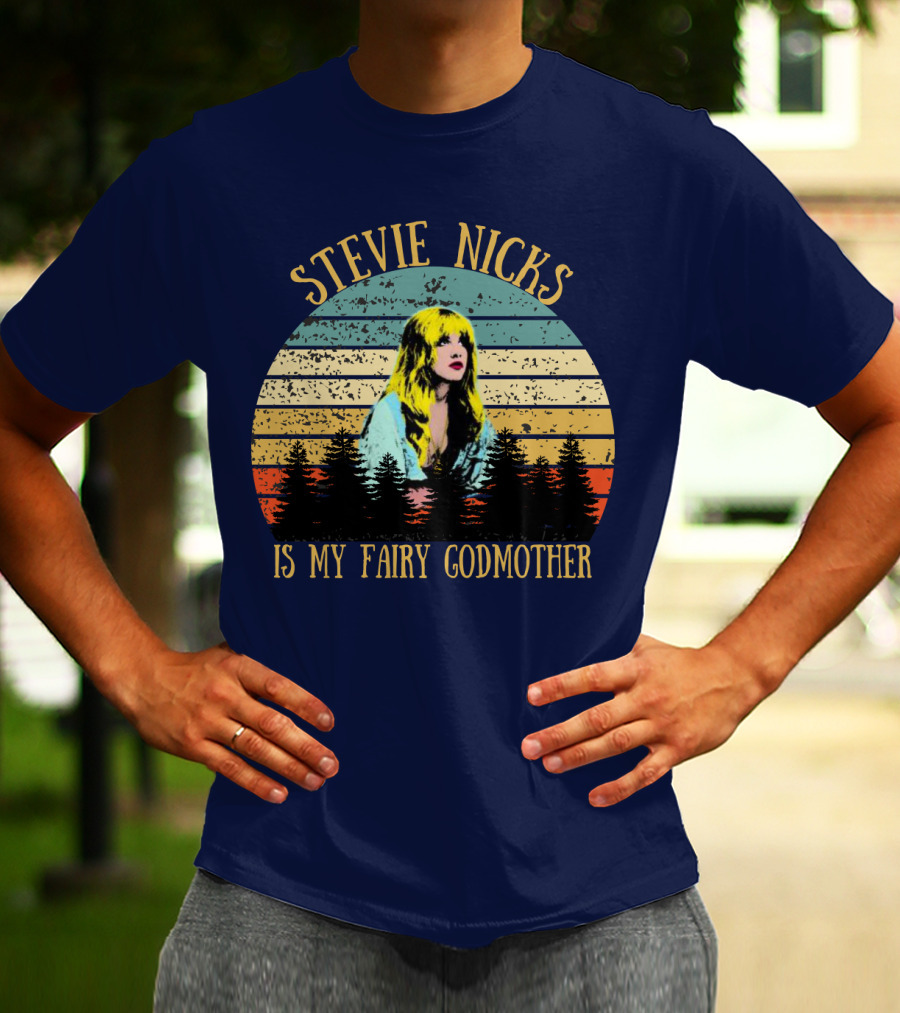 Stevie Nicks Is My Fairy Godmother Vintage Love T-Shirt