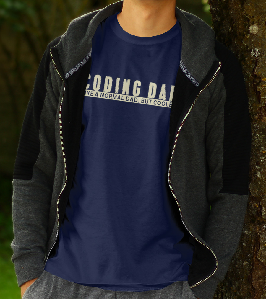 Coding Dad Like A Normal Dad But Cooler T-Shirt