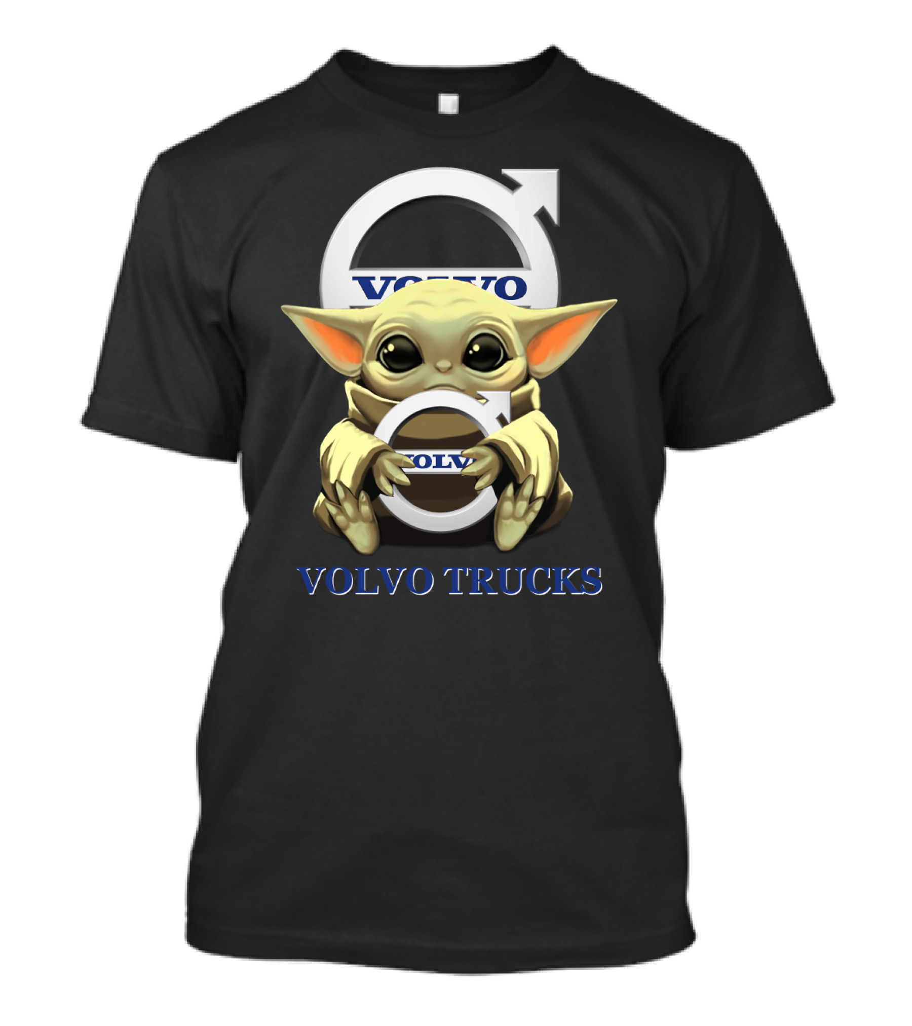 Volvo Trucks Baby Yoda Holding Volvo T-Shirt
