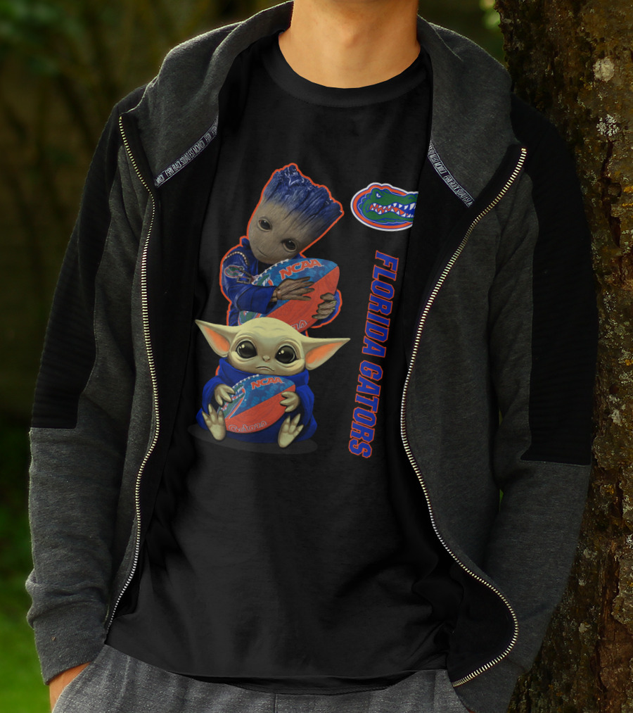 Florida Gators Ncaa Football Baby Alien And Tree Character T-Shirt