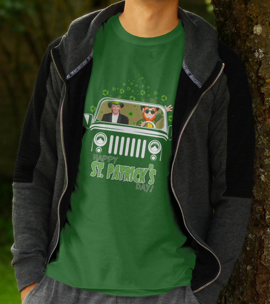 Happy St. Patrick's Day 51 Barry Manilow Jeep Ride T-Shirt