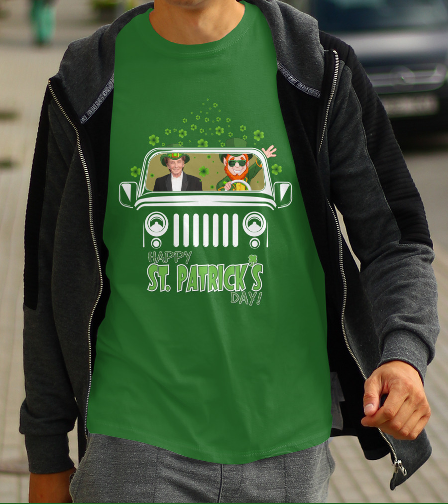 Happy St. Patrick's Day 51 Barry Manilow Jeep Ride T-Shirt