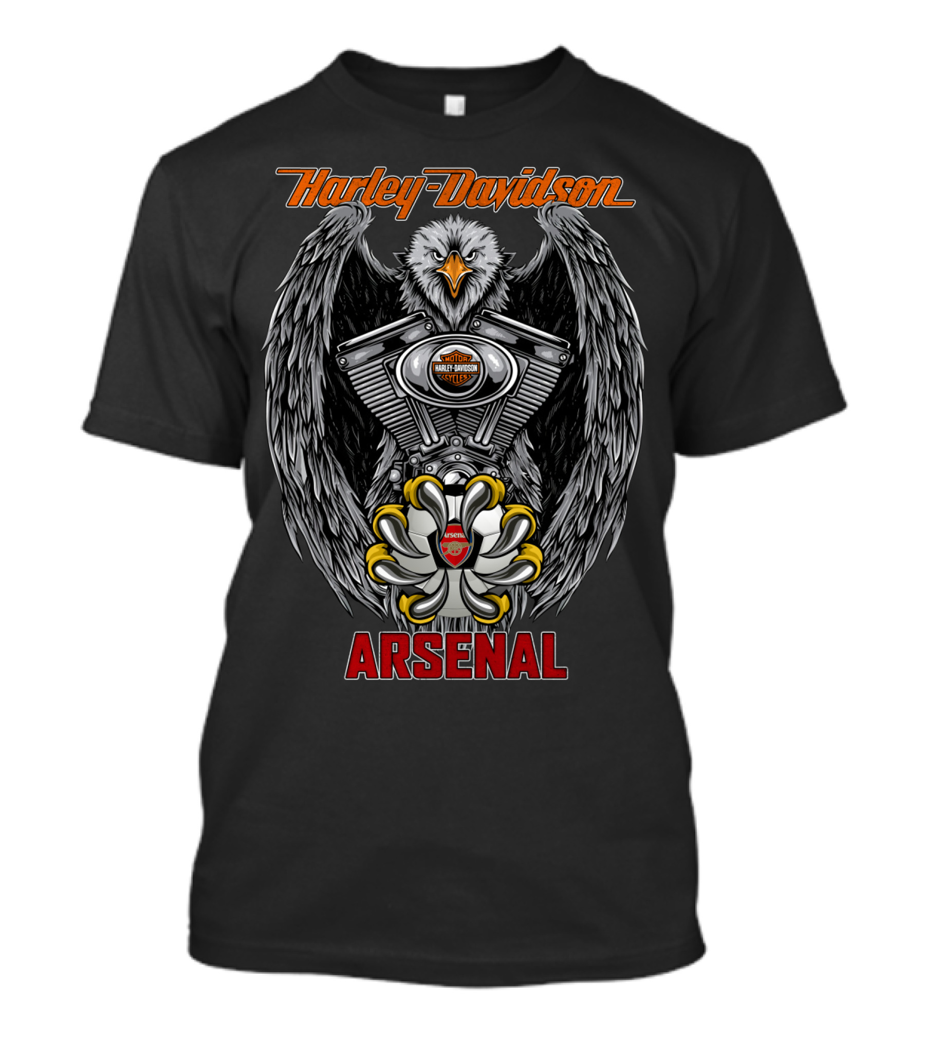 Harley Davidson Eagle Engine Arsenal T-Shirt