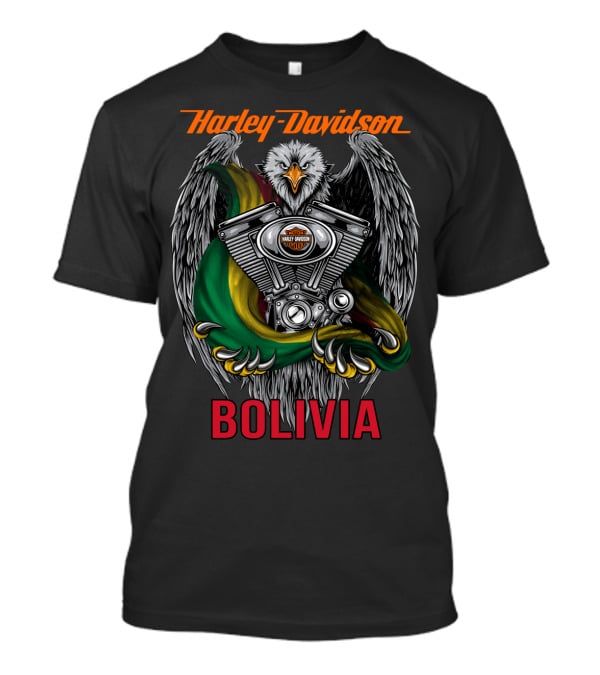 Harley Davidson Eagle Engine Bolivia T-Shirt