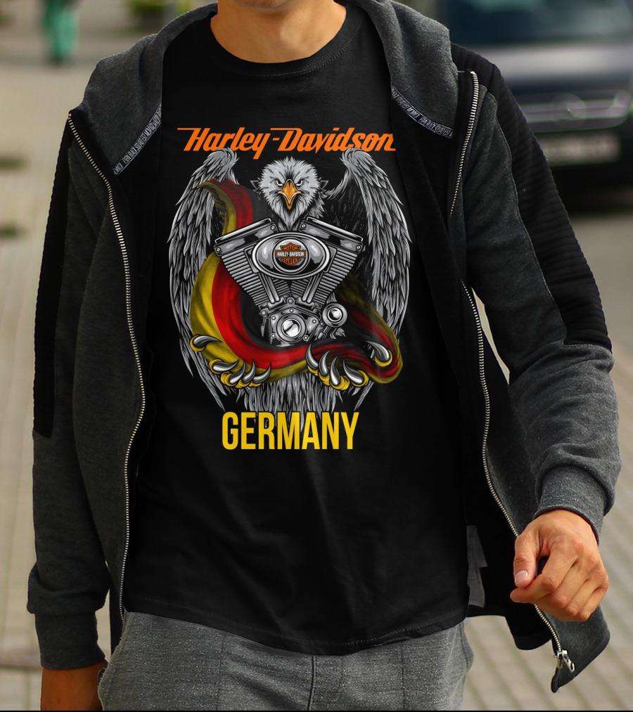 Harley Davidson Germany Eagle Engine T-Shirt