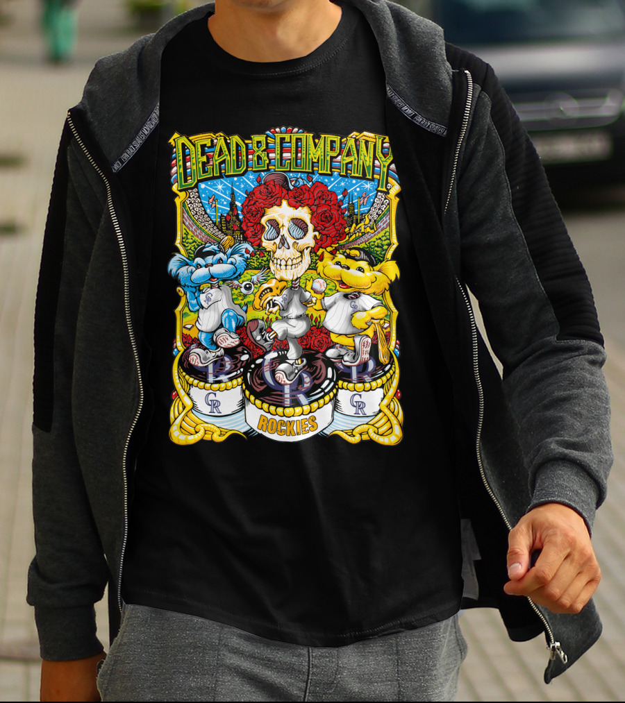 Dead & Company Rockies Cr Logo Collaboration T-Shirt