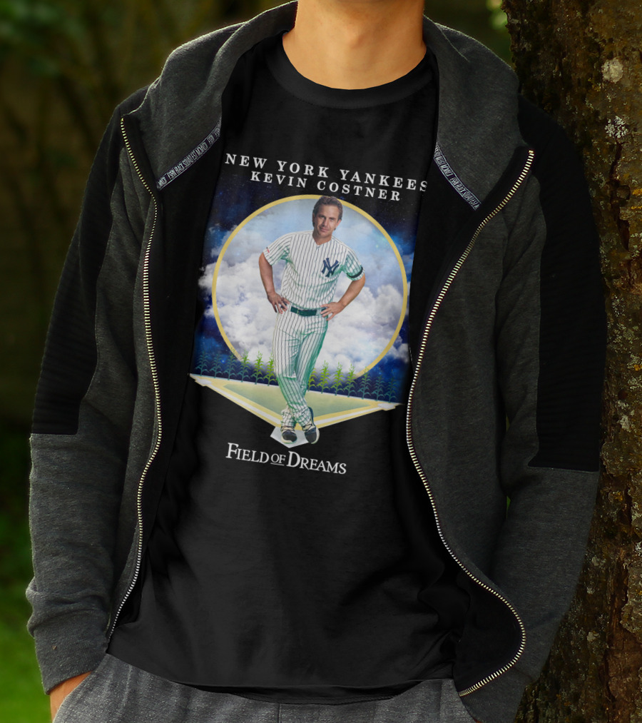 New York Yankees Kevin Costner Field Of Dreams T-Shirt