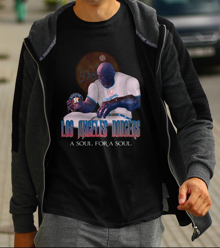 Los Angeles Dodgers A Soul For A Soul Dodgers Astros T-Shirt