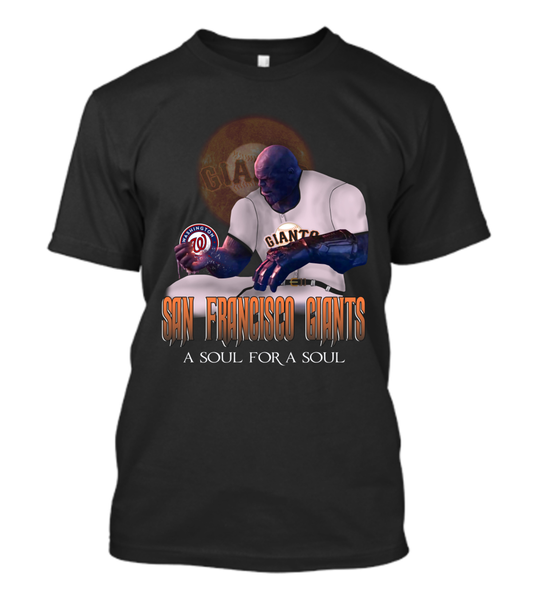 San Francisco Giants A Soul For A Soul Giants Logo Washington 70 T-Shirt