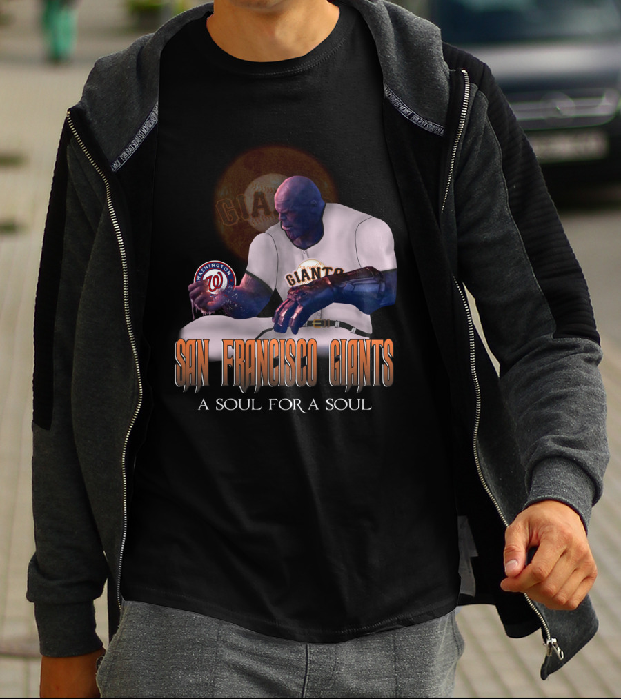 San Francisco Giants A Soul For A Soul Giants Logo Washington 70 T-Shirt