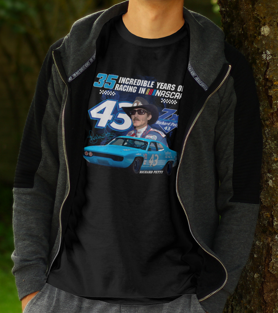 Incredible Years Of Racing In Nascar Richard Petty T-Shirt