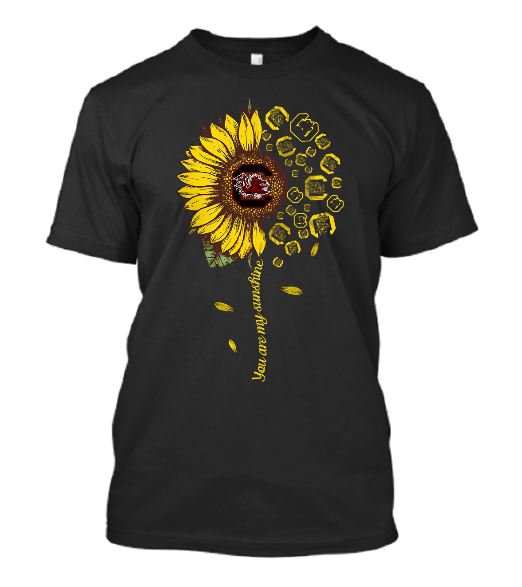 Ncaa Scg Sunflower You Are My Sunshine South Carolina Gamecocks T-Shirt