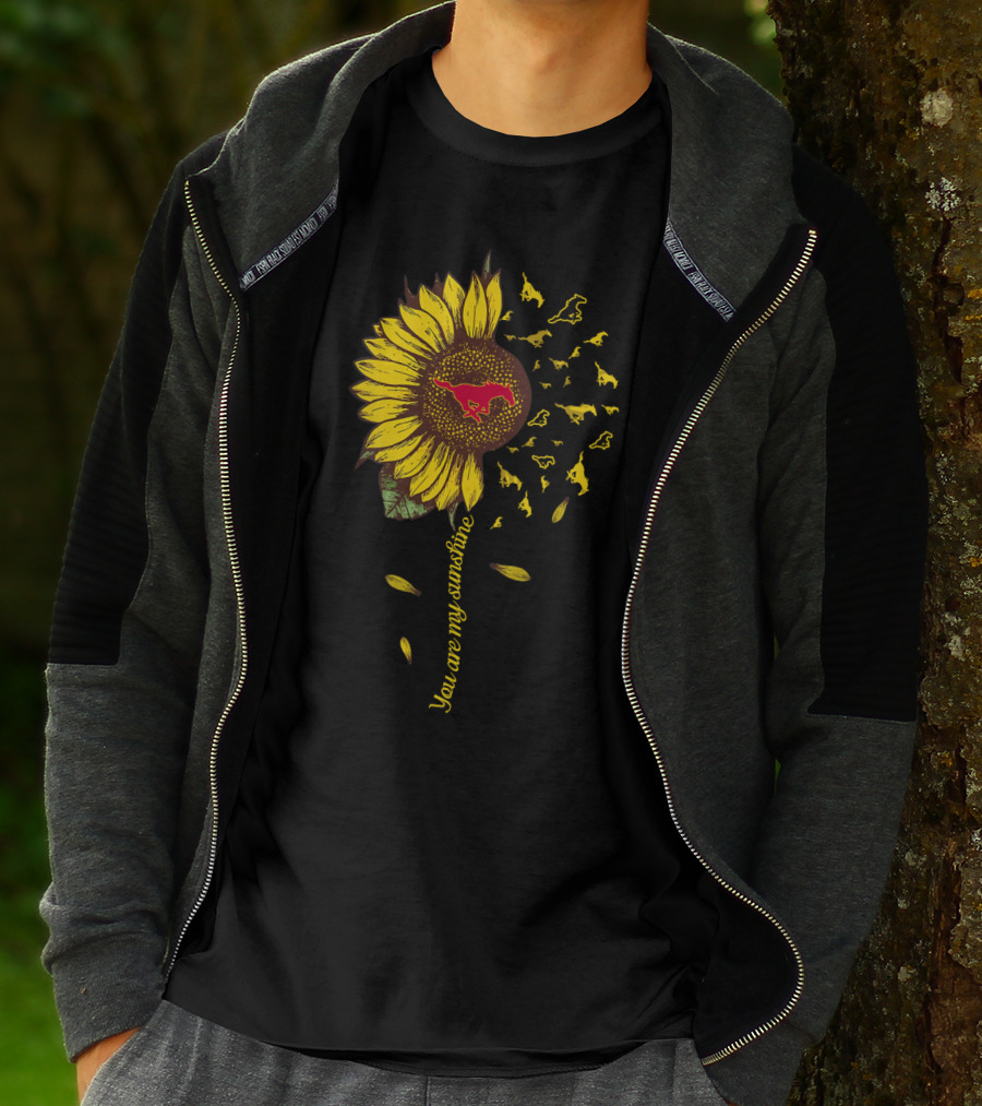 Sunflower Mustang You Are My Sunshine T-Shirt