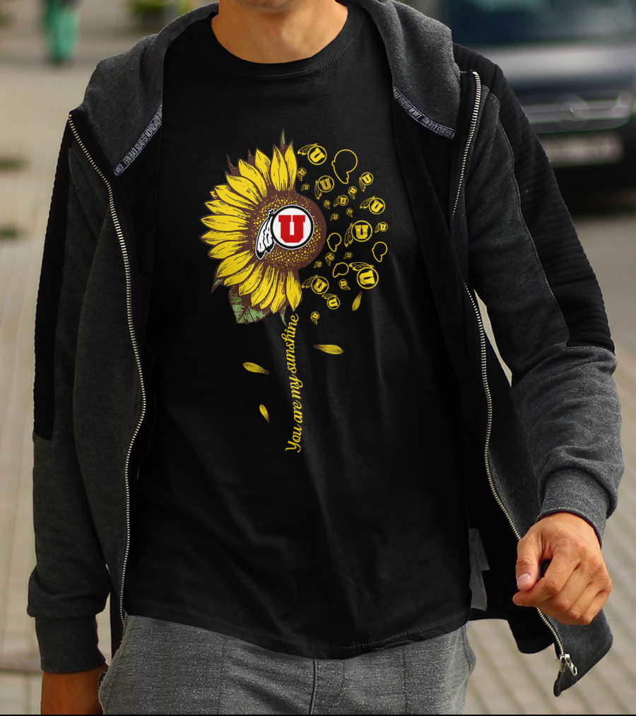 University Of Utah You Are My Sunshine Sunflower T-Shirt