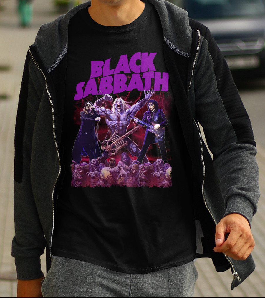 Black Sabbath Zombie Warrior Concert T-Shirt